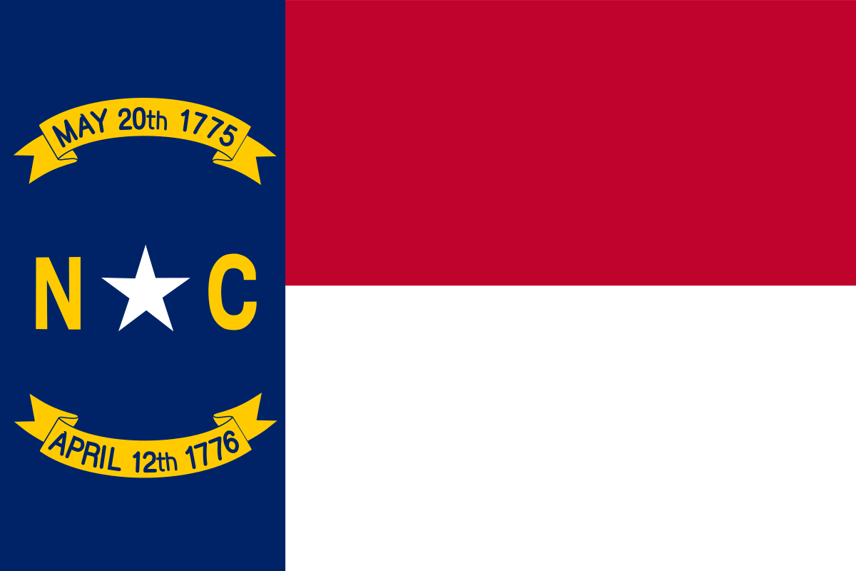 State flag for North Carolina